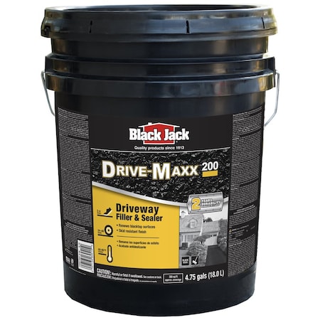 Black Jack Drive-Maxx 200 Matte Black Water-Based Rubberized Asphalt